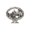 Art Nouveau-Style Vintage Car Bell - 7.5 cm Height - Handcrafted in Italy - Pewter/Britannia Metal