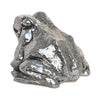 Art Nouveau-Style Rana Sculpture - Frog - 6.5 cm x 9.5 cm - Handcrafted in Italy - Pewter/Britannia Metal