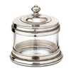 Toscana Storage Canister - 0.5 L - Handcrafted in Italy - Pewter & Glass